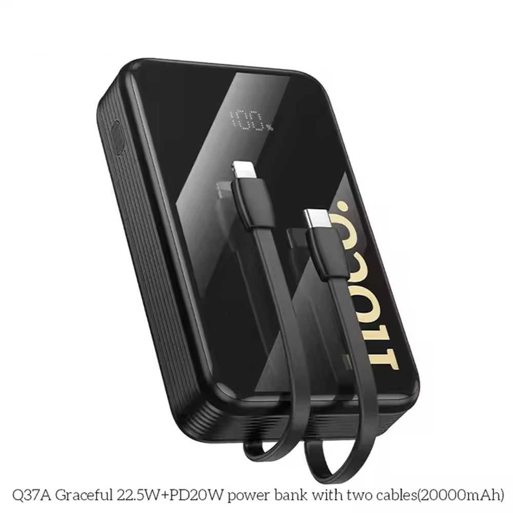Chargeur de batterie portable USB-C (20 000 mAh) avec câble USB-C et Lightning Chargeur de batterie portable USB-C (20 000 mAh) avec câble USB-C et Lightning